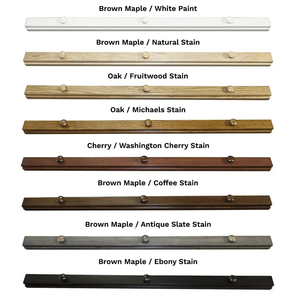 Coffee Maple Wood Quilt Hanger