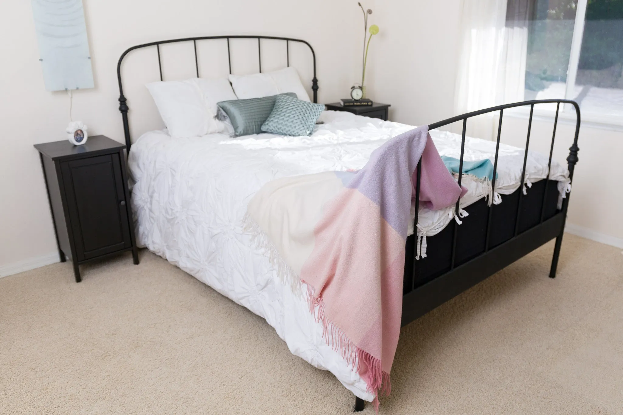 Color Block Cashmere Blanket