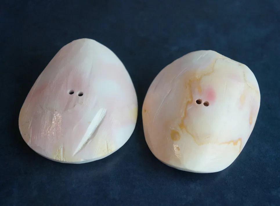 Conch Shell Hair Ties 3"