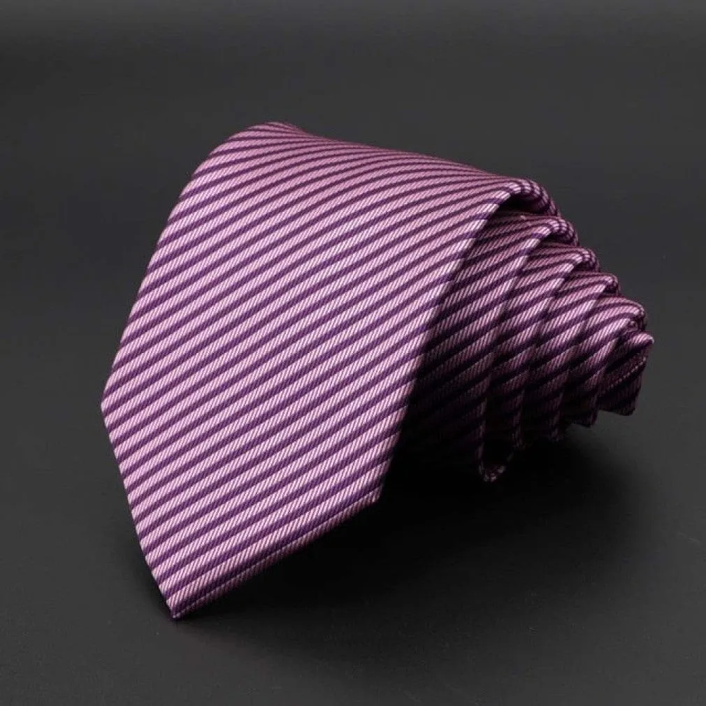 ContiNent 33 Men's Tie Classic Solid Color Stripe Flower Floral 8cm Jacquard Necktie Accessories Daily Wear Cravat Wedding Party Gift