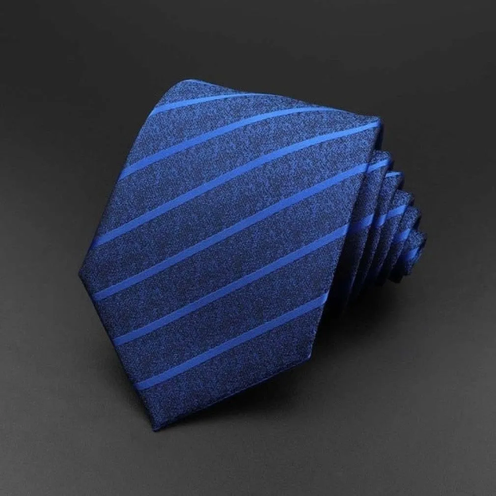 ContiNent 33 Men's Tie Classic Solid Color Stripe Flower Floral 8cm Jacquard Necktie Accessories Daily Wear Cravat Wedding Party Gift