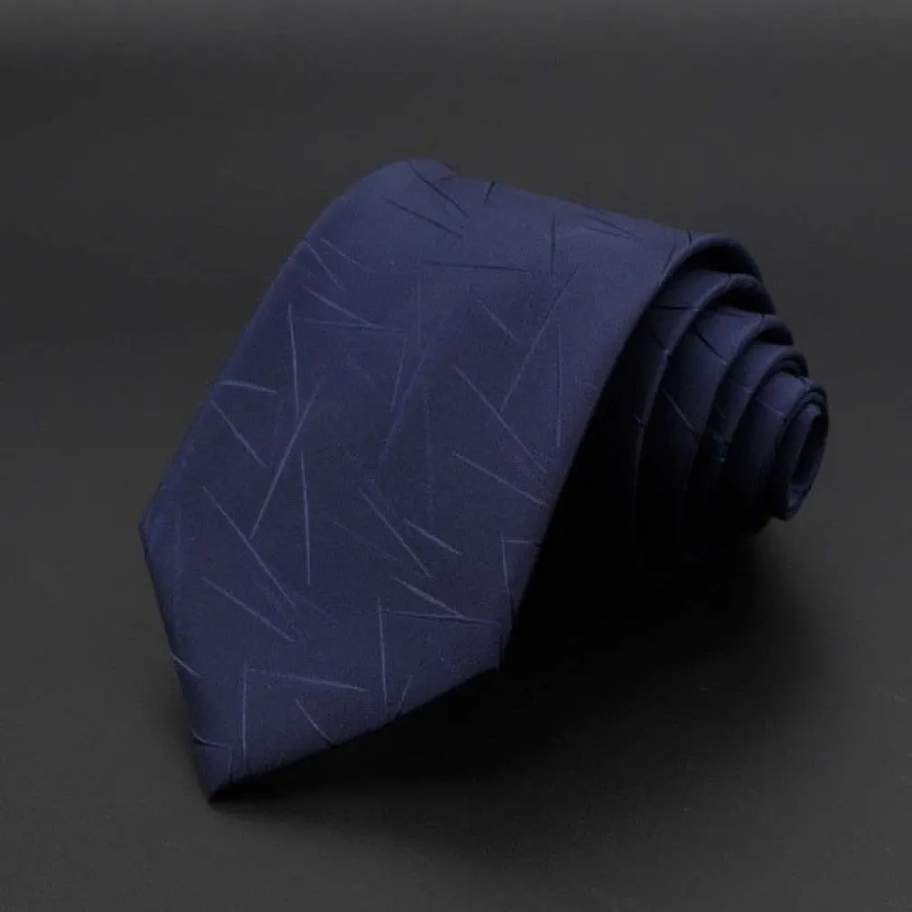 ContiNent 33 Men's Tie Classic Solid Color Stripe Flower Floral 8cm Jacquard Necktie Accessories Daily Wear Cravat Wedding Party Gift