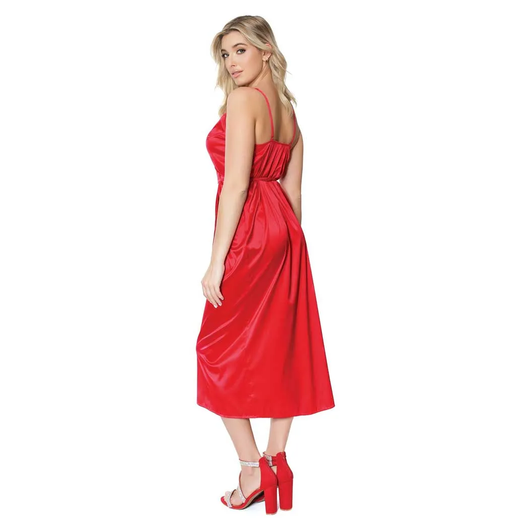 Coquette Wrap-Style Dress