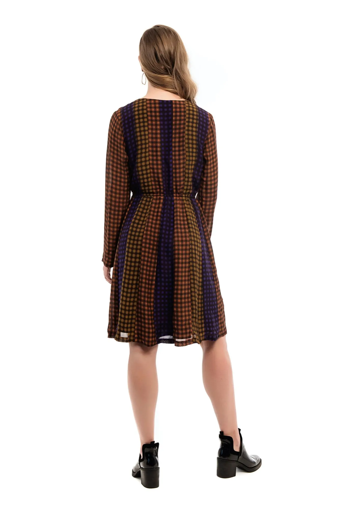 CORNEL Silk Print Dress