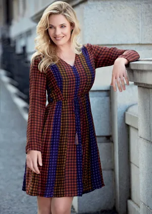 CORNEL Silk Print Dress