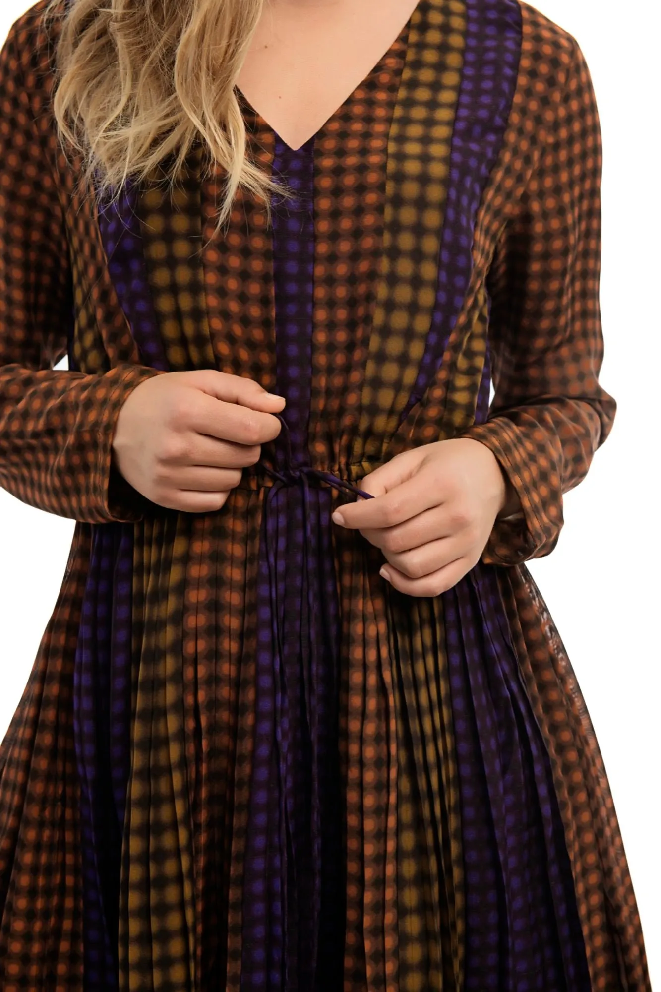 CORNEL Silk Print Dress