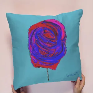 Cosmic Cherry Pillow Indoor/Outdoor-Double Sided Print by Jumper Maybach®