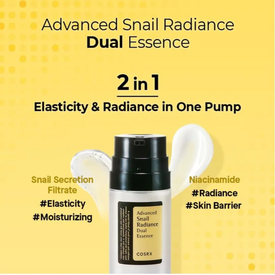 COSRX Advanced Snail Radiance Dual Essence - 80ml