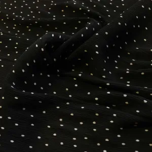 Crinkle Georgette - Black