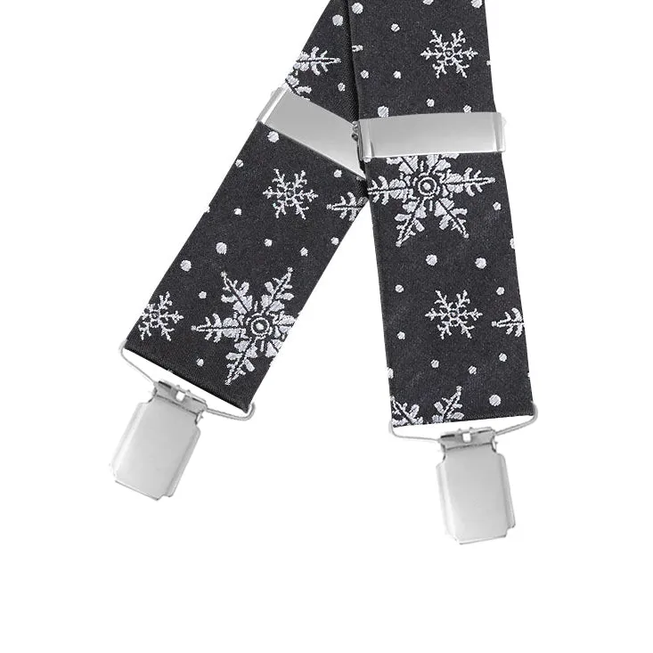 Crystalline Black - Braces/Suspenders