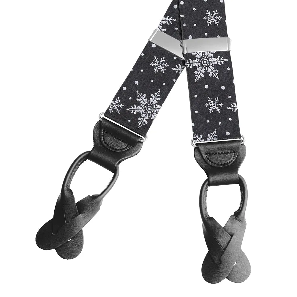Crystalline Black - Braces/Suspenders
