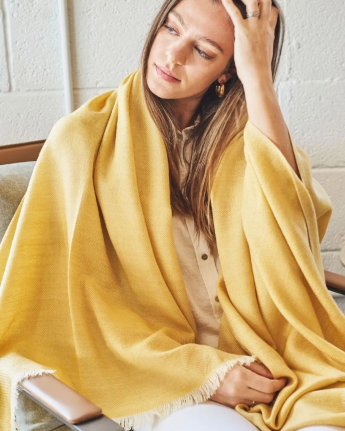 Dandelion Wool Throw