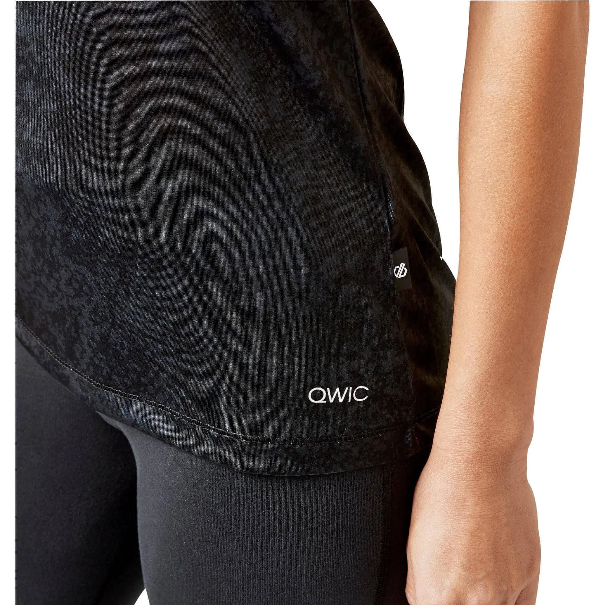 Dare2B Theory Short Sleeve Womens Cycling Jersey - Black