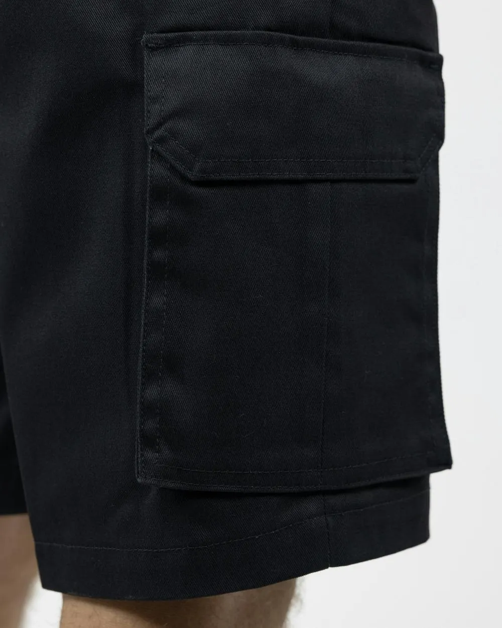 DICKIES 12" MULTI POCKET CARGO WORK SHORT BLACK