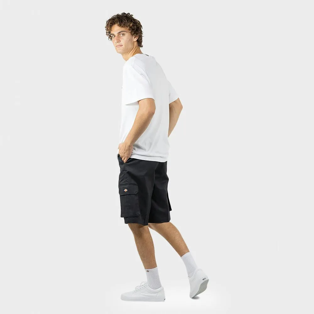 DICKIES 12" MULTI POCKET CARGO WORK SHORT BLACK