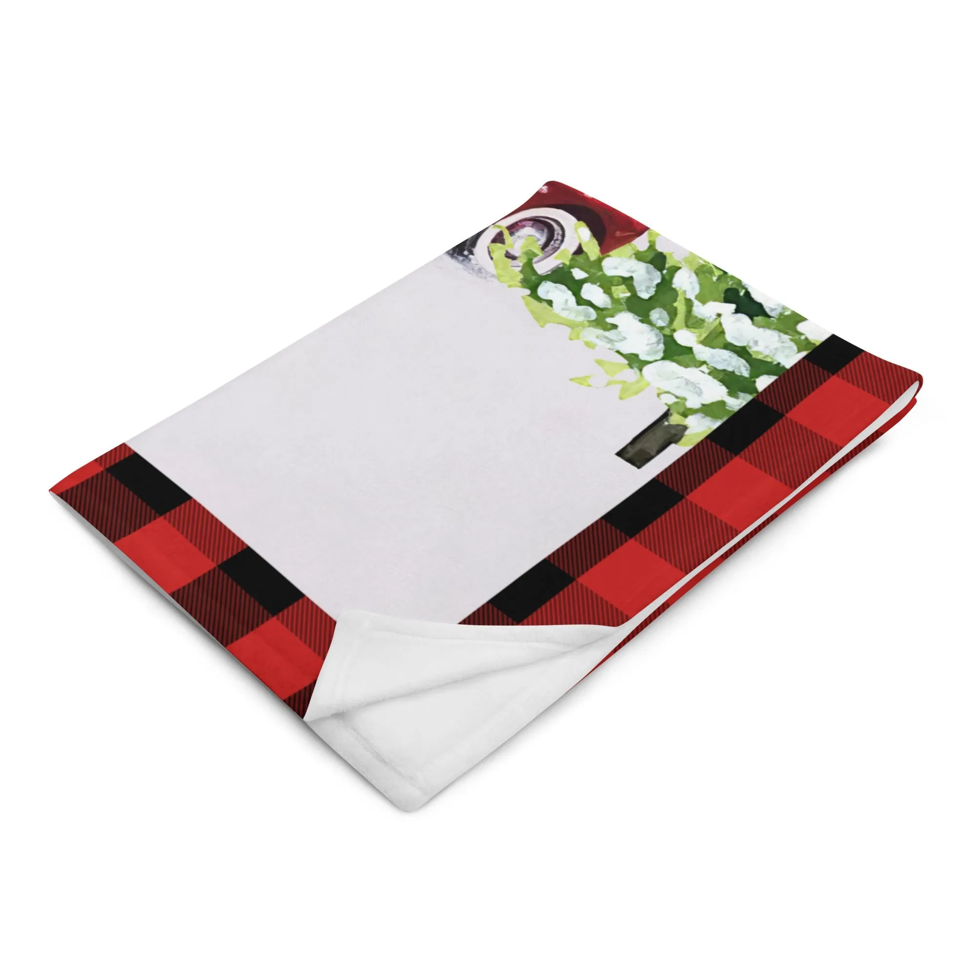 Dog Lovers Old Fashioned Christmas Throw Blanket
