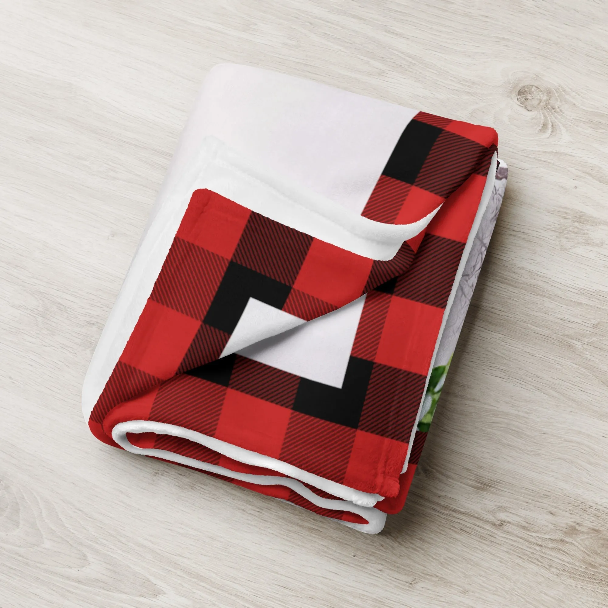 Dog Lovers Old Fashioned Christmas Throw Blanket