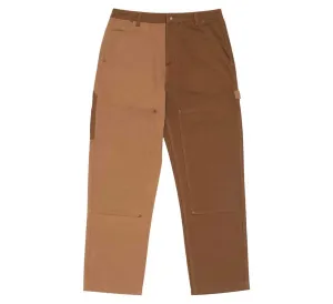 DOUBLE KNEE COLORBLOCK WORK PANTS