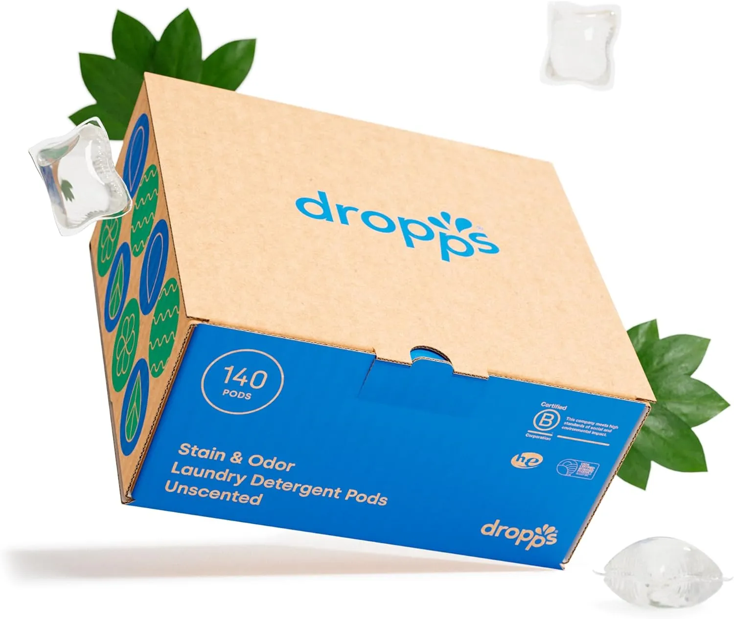 Dropps Stain & Odor Laundry Detergent Pods … ( 32 Count)