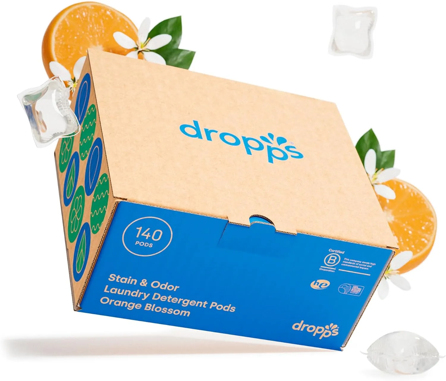 Dropps Stain & Odor Laundry Detergent Pods … ( 32 Count)