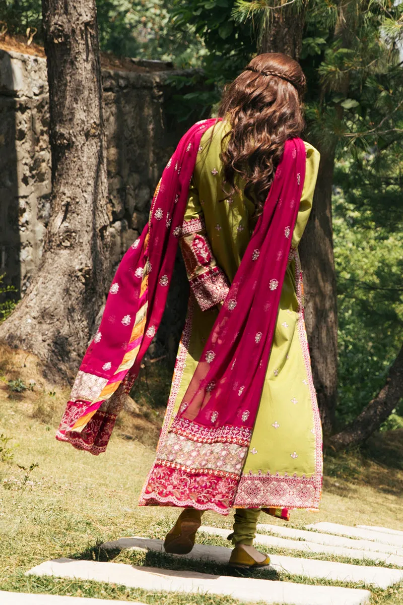 EB-10  MYLA | Qalamkar Rahi Luxury Festive Collection 2022 | Unstitched Embroidered Lawn Suits