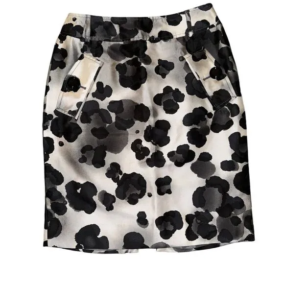 Eccoci Animal - Leopard Print Pencil Skirt Sz 0
