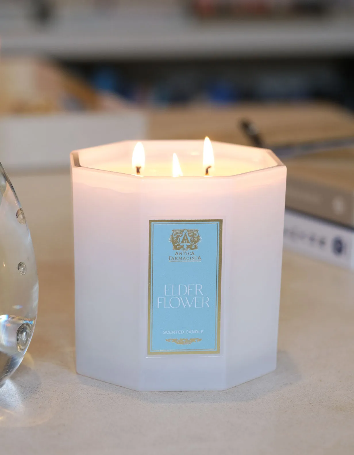 Elderflower Three-Wick Candle