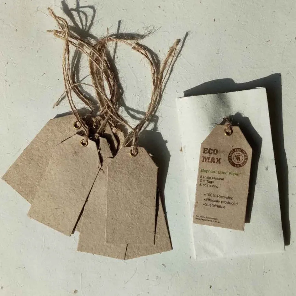 Elephant Dung Swing Tags