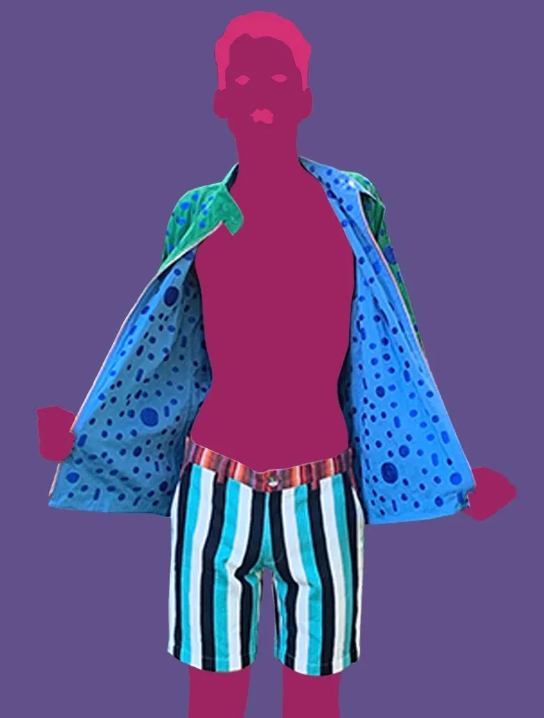 Embroidered and Reversible Shirt/Jacket