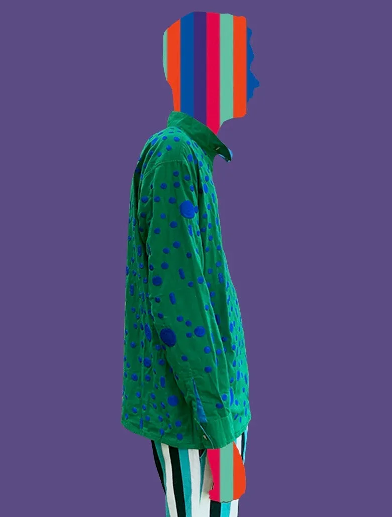 Embroidered and Reversible Shirt/Jacket