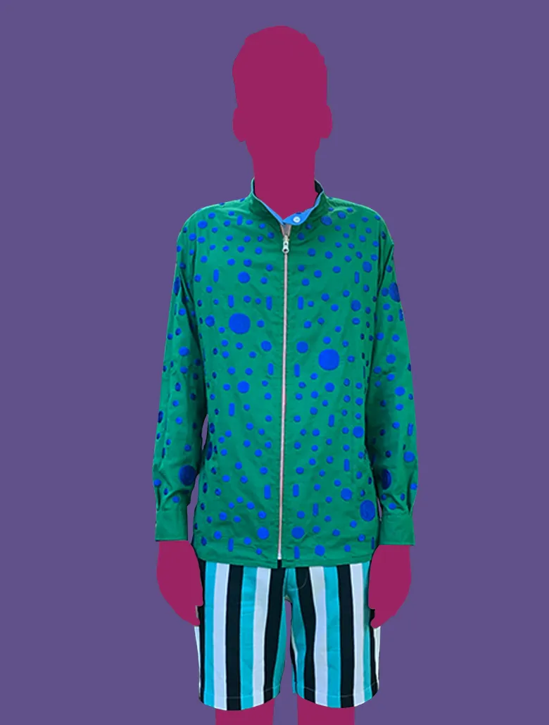 Embroidered and Reversible Shirt/Jacket