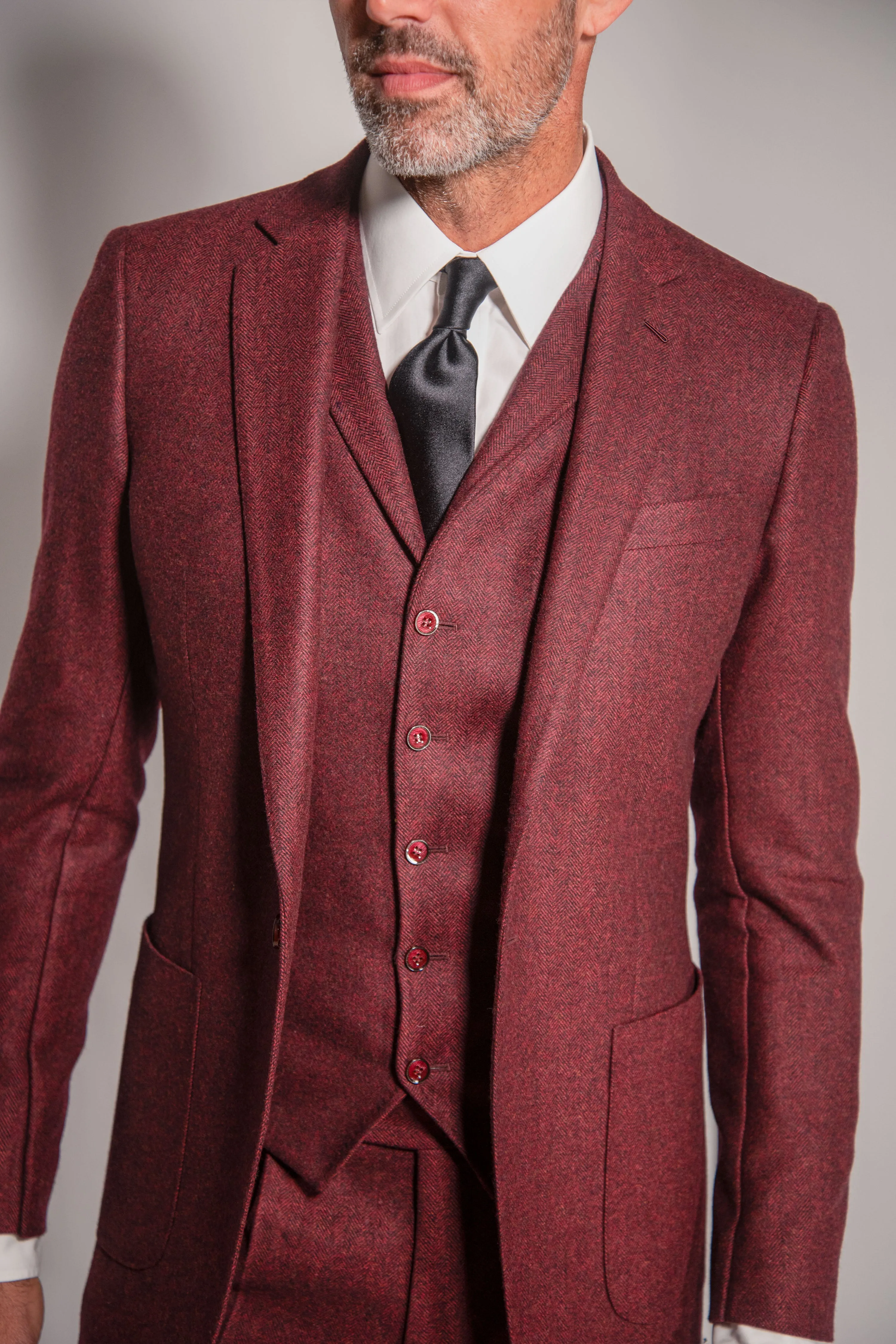 English Herringbone Tweed
