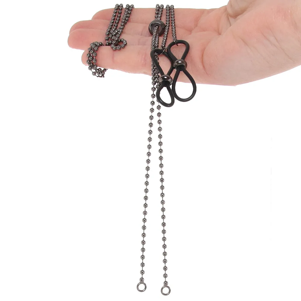 Ex's & Oh's Body Jewelry with Nipple Ties