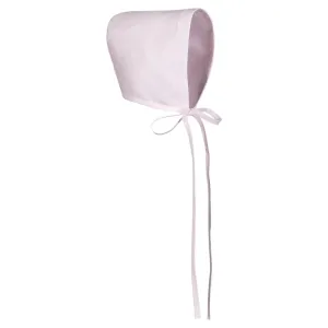 Feltman Brothers Solid Pink Baby Girls Classic Bonnet in Preemie