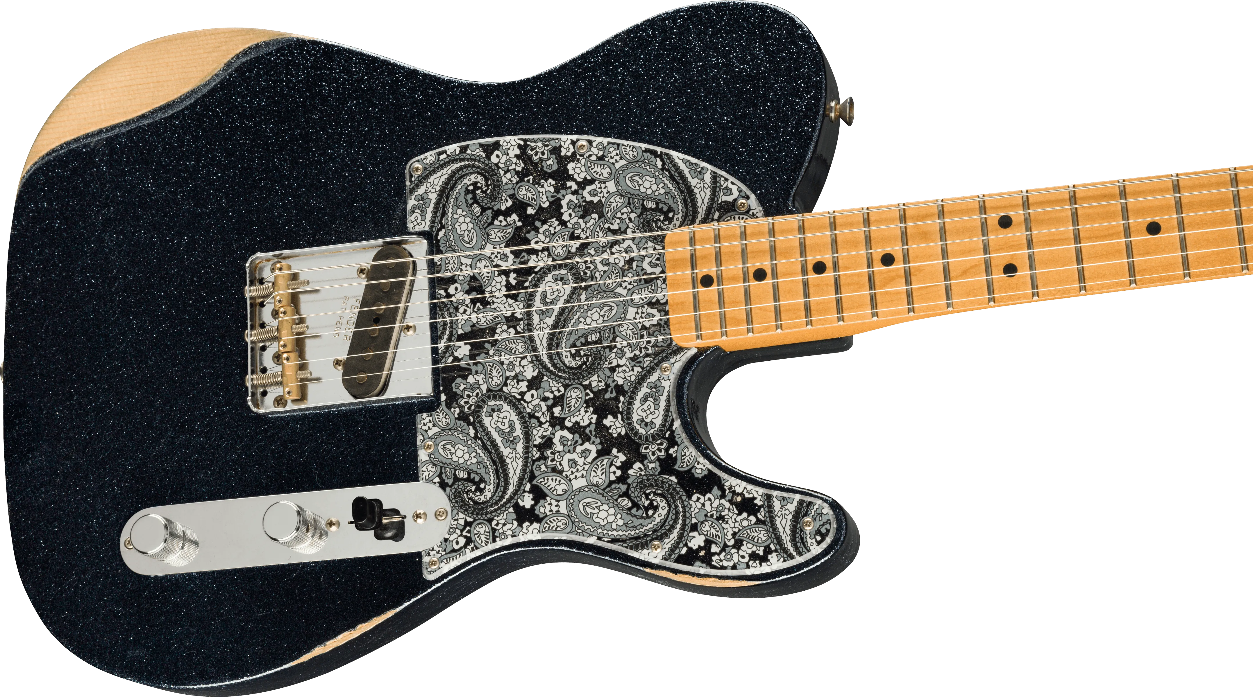 Fender Brad Paisley Esquire®, Maple, Black Sparkle *Includes Deluxe Setup & Hard Case