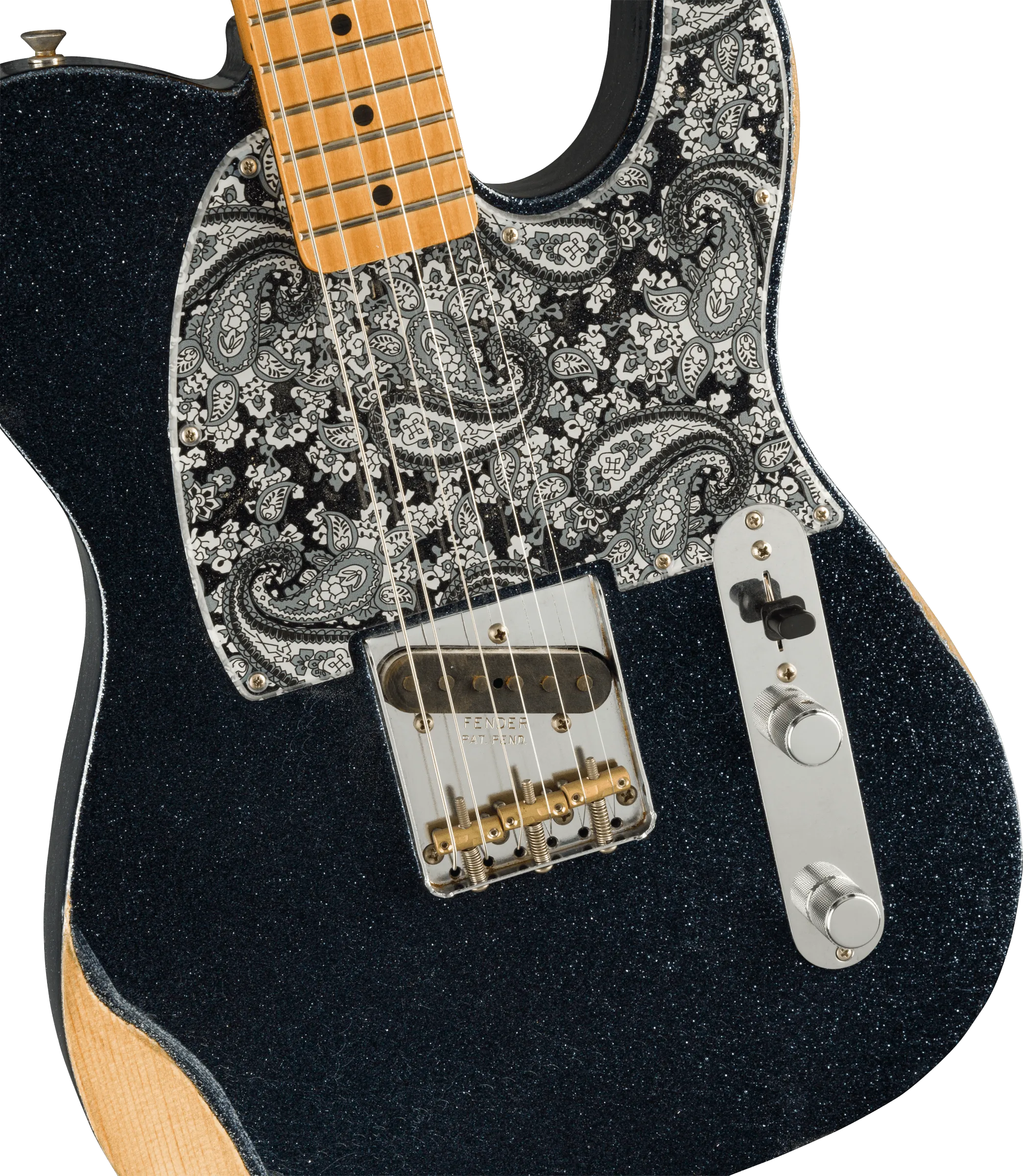 Fender Brad Paisley Esquire®, Maple, Black Sparkle *Includes Deluxe Setup & Hard Case