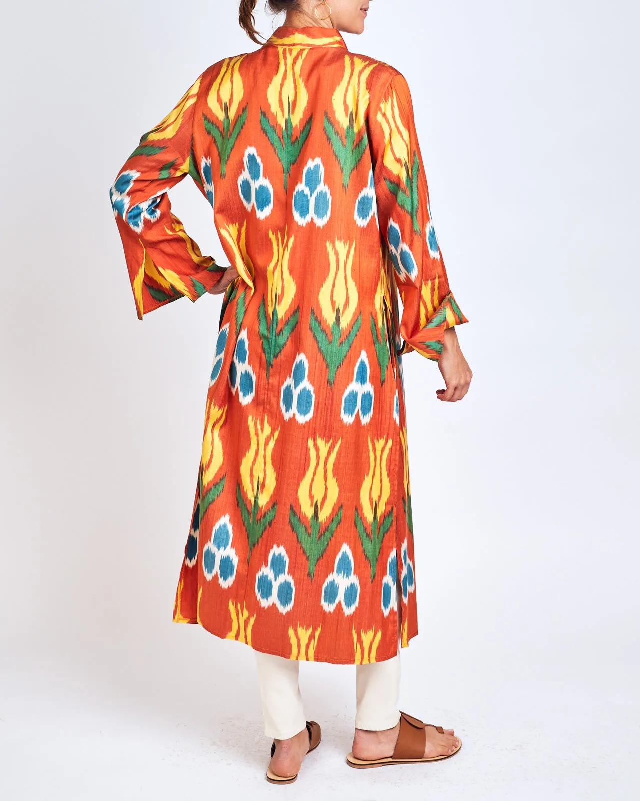 Fergana Silk Caftan Duster