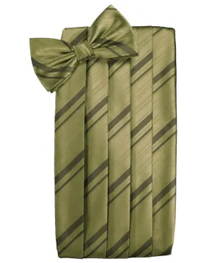 Fern Kids Striped Satin Cummerbund