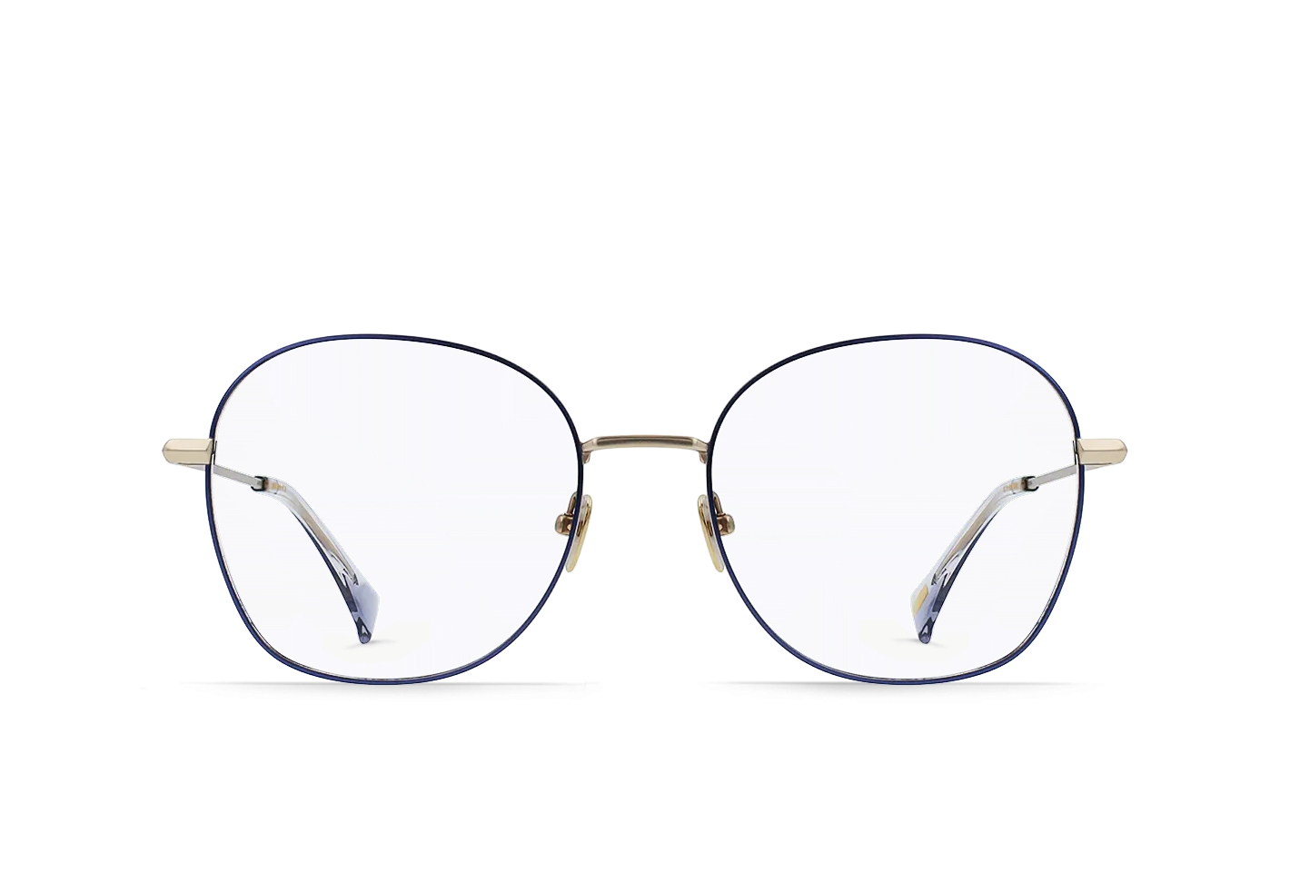 FINNY-Satin Blue Japanese Gold   Absinthe / Clear