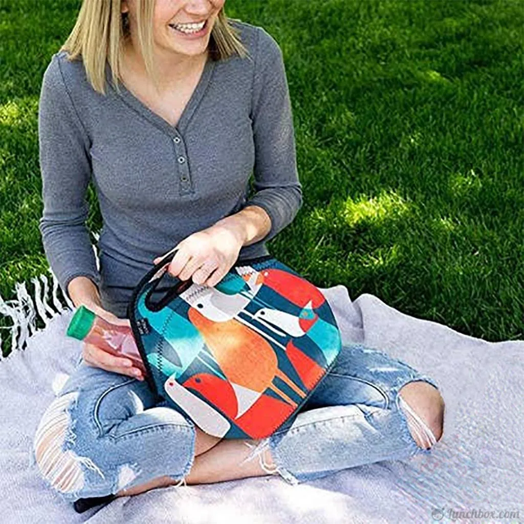 Flock of Birds Insulated Lunch Bag