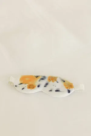 Floral Botanically Dyed Silk Sleep Mask