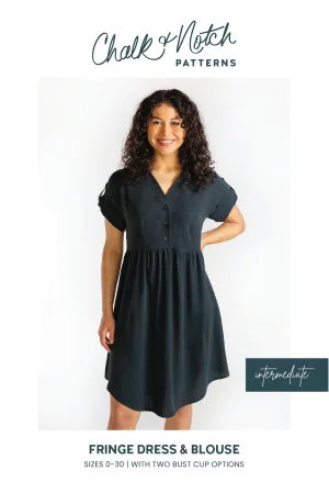 Fringe Dress Pattern -- Chalk & Notch