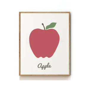 FRUIT ART PRINT - APPLE