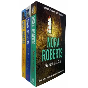 Gallaghers of Ardmore Series Nora Roberts 3 Books Collection Set (Jewels Of The Sun,Tears Of The Moon,Heart Of The Sea)