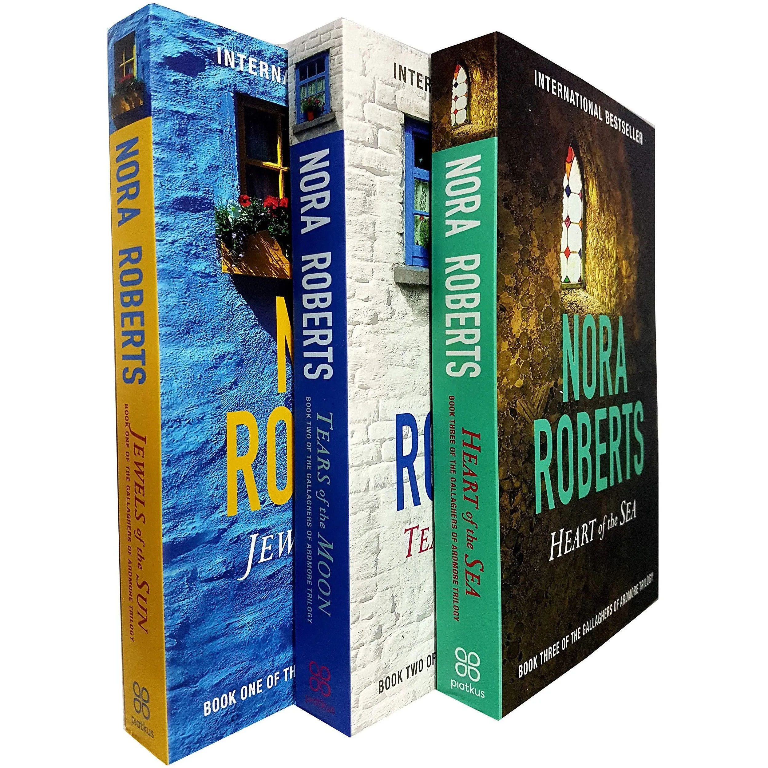 Gallaghers of Ardmore Series Nora Roberts 3 Books Collection Set (Jewels Of The Sun,Tears Of The Moon,Heart Of The Sea)