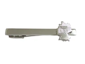 Germany Map Shape and Flag Design Square Tie Clip