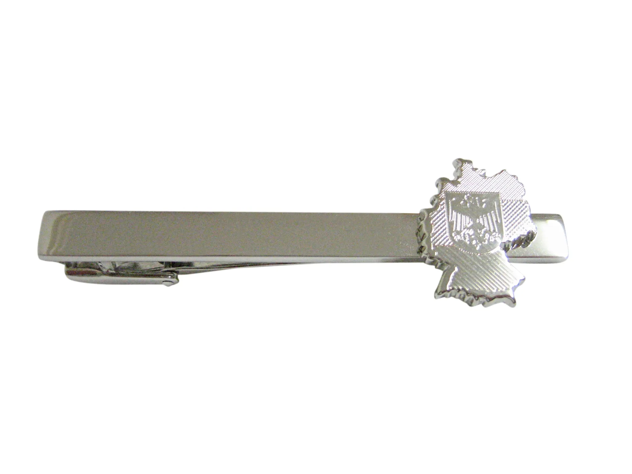 Germany Map Shape and Flag Design Square Tie Clip