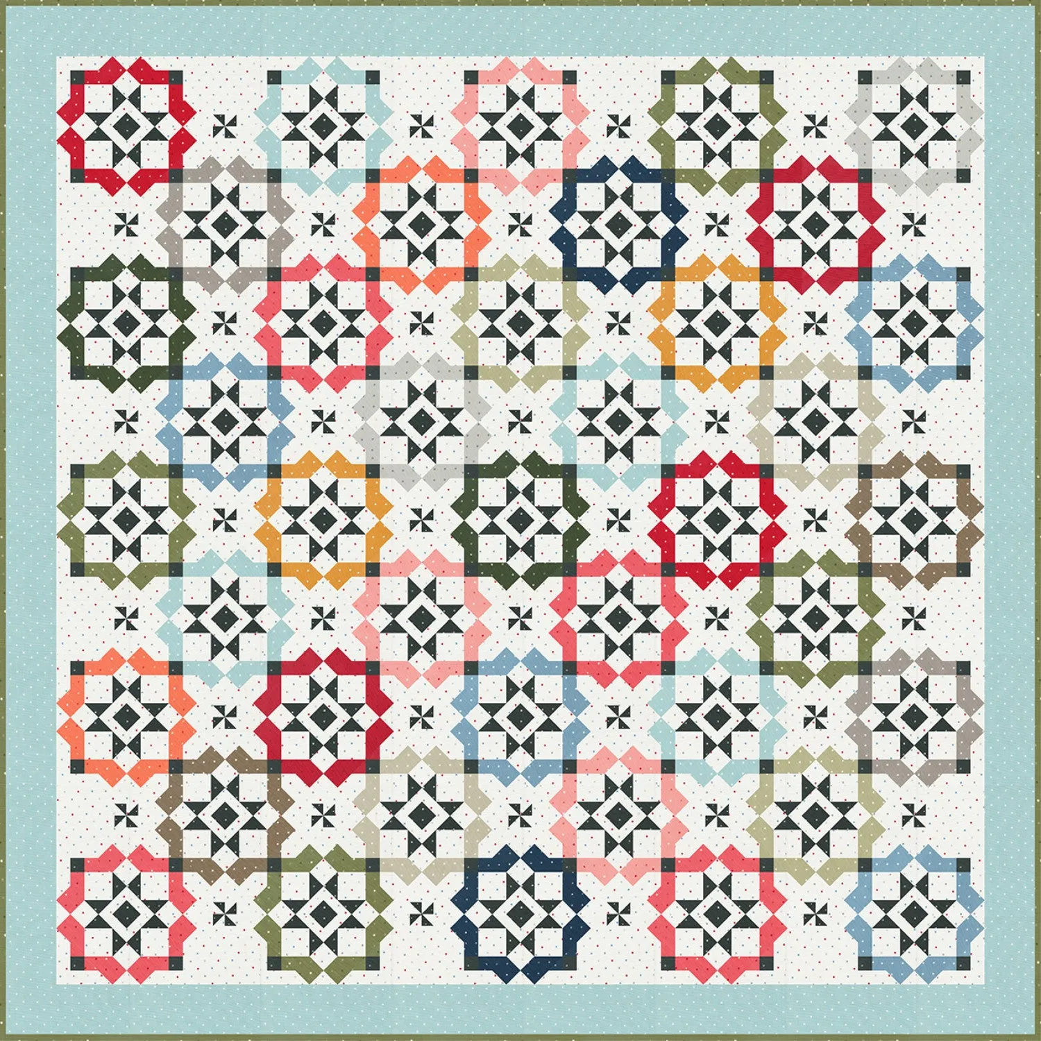 Glam Squad quilt pattern by Lella Boutique