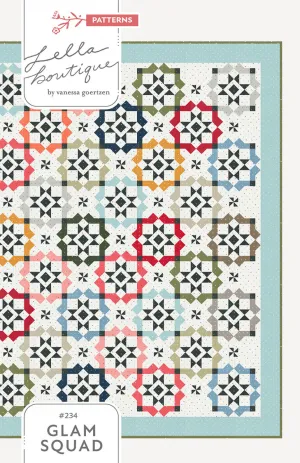 Glam Squad quilt pattern by Lella Boutique