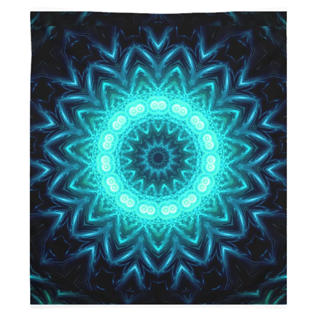 Glowing Circles Tapestry